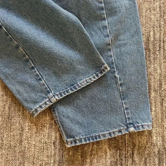 Abercrombie and Fitch Curve Love Mid Rise Barrel Jean,  30 Long - Picture 10 of 10